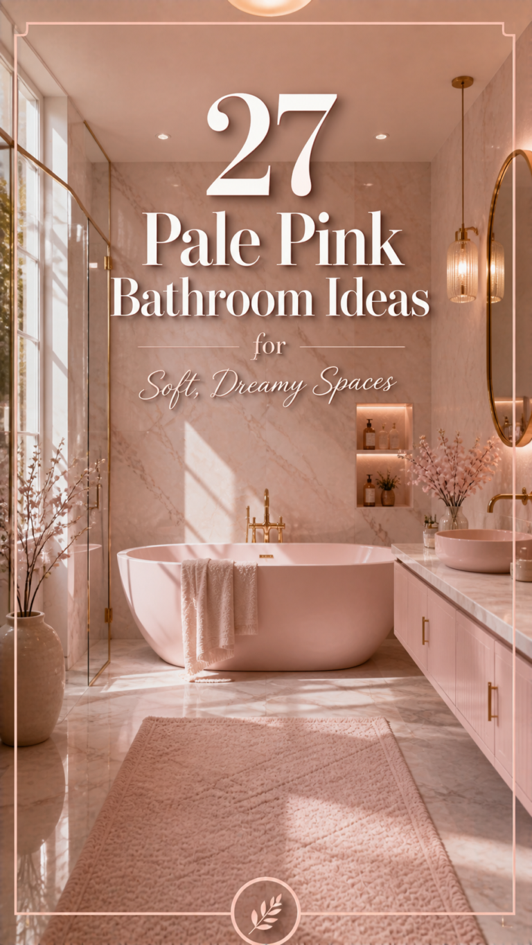 Pale Pink Bathroom Ideas