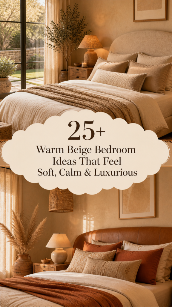 Warm Beige Bedroom Ideas